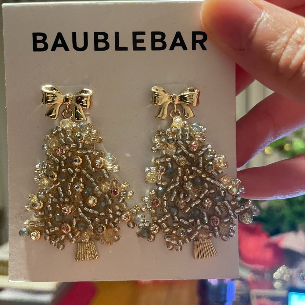 Baublebar Christmas Tree Earrings
